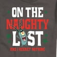 thumbnail image 3 of SpongeBob SquarePants - Plankton Naughty List Christmas - Men's Short Sleeve Graphic T-Shirt, 3 of 6