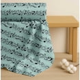 thumbnail image 4 of Soimoi Green Cotton Cambric Fabric Notes Musical Instrument Print Fabric by the Yard 56 Inch Wide, 4 of 7