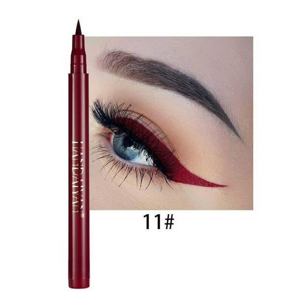 Delineador de ojos mate Xihbxyly Ofertas Prime de 12 colores de fijo rápido y fácil de difuminar