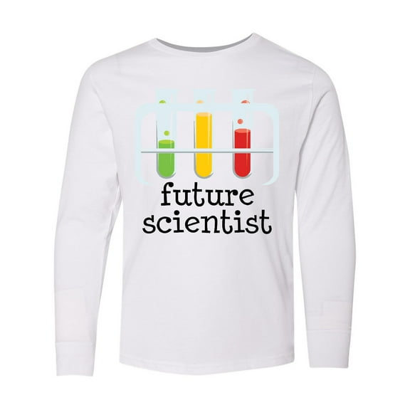 Inktastic Future Scientist Chemist Chem Teacher Long Sleeve Youth T-Shirt