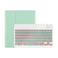 thumbnail image 1 of Amdohai Keyboard Case with 7 Color Backlight Detachable Bluetooth3.0 Keyboard Pen Slot Compatible with iPad Pro 11(2018/2020) Green, 1 of 9