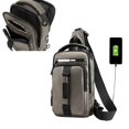 thumbnail image 5 of BCZHQQ Sling Backpack with USB Charging Port,Chest Bag Crossbody Daypack Shoulder Bag for Men,Hiking,Cycling,Travel, 5 of 7