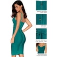 thumbnail image 2 of Womens Rayon Belt Detail Bandage Bodycon Party Dress, 2 of 3