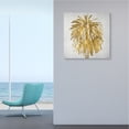 thumbnail image 2 of Stupell Industries Gold Glam Tropical Palm Tree Over Neutral Nature Painting Gallery Wrapped Canvas Art Print Wall Art, 36 x 36, 2 of 6
