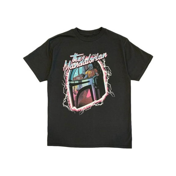 Star Wars The Mandalorian Boys' Electric Helmet Tee
