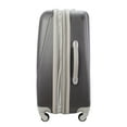 Travelers Club 20" Expandable Spinner Rolling Carryon Silver