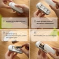 thumbnail image 5 of Sellador térmico al vacío portátil, 2 en 1, con funciones de corte y sellado térmico, máquina selladora de bolsas de plástico portátil para uso doméstico., 5 of 5