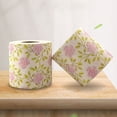thumbnail image 3 of 4 rollos de servilletas de papel con estampado Floral, novedad, pañuelos de papel higiénico, toallas de mano, pañuelos navideños, rollo de papel, 3 of 8
