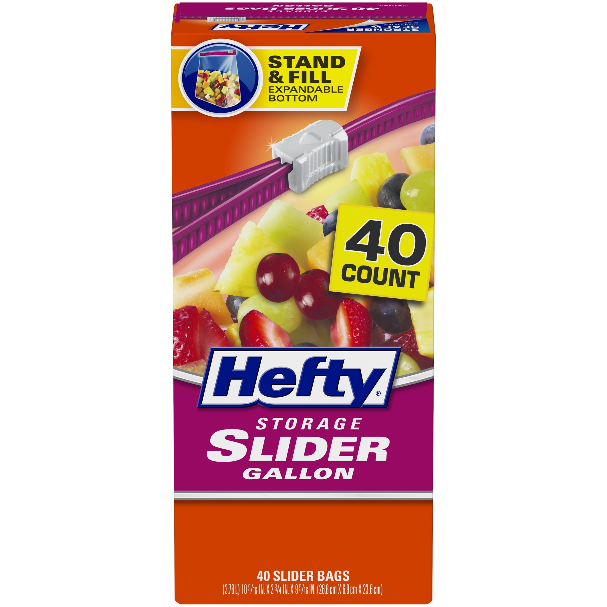 Hefty Slider Storage Bags Quart Size 78 Count New Usa Stock Free Shipping 