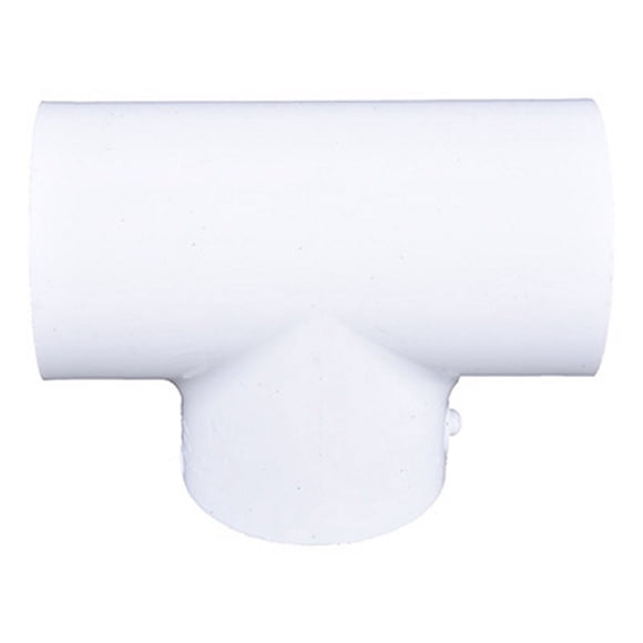 conexión t de pvc de 1 pulgada blanco dura