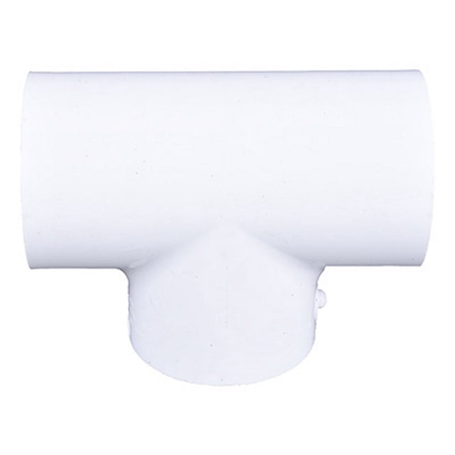 conexión t de pvc de 1 pulgada blanco dura