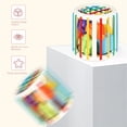 thumbnail image 4 of Juguetes de clasificación con forma de bebé de plástico, bloques coloridos, juego suave, clasificador, papelera, artesanía educativa, regalo para niñas, niños redondos, 7 piezas Inevent FN000738-02B, 4 of 7