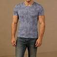 thumbnail image 2 of ZVNAΖH Men's Camo T-Shirt – Summer Short Sleeve Crewneck Base Layer Tee Shirt, for Workout & Everyday Use, Available in Big & Tall, M-5XL, 2 of 5