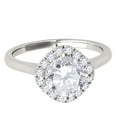 thumbnail image 2 of Aonejewelry 0.75 Ctw. Glitzy Diamond Wedding Engagement Ring In 14K White Gold, 2 of 4