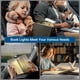 thumbnail image 5 of Mini Luz de Lectura Clip Libro Luz Recargable Clip Marcador Libro Luz LED Luz de Lectura Portátil Lámpara de Mesa de Noche, C, 5 of 5