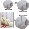 thumbnail image 4 of 6 Moldes de Vela de Pilar GeoméTrico, Moldes de Silicona 3D para Velas, Moldes de Silicona Torcidos de Ondas Irregulares para Velas, 4 of 7