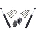 thumbnail image 2 of MaxTrac Leaf Spring Block Kit 902225S 2-1/2 Inch Block Height; Cast Iron; With 2 Blocks/4 3.562 Inch U Bolts/4 Shock Absorbers, 2 of 3