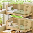 thumbnail image 2 of Zimtown Toddler Daybed, Kids Day Bed Frame with Storage Drawer, Children Sleeping Bedroom, Natural, 2 of 12