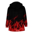 thumbnail image 6 of IROINNID Winter Jacket for Men Casual Hoodie Zipper Jacket Thermal Thicken Warm Long Sleeve Coat Plush Outerwear With Pocket Savings,Red, 6 of 6