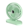 thumbnail image 2 of Desktop Circulation Fan 9 Inch Silent Three Speed Adjustable Angle Strong Wind Double Bracket USB Powered for Office Bedroom Table Car Home Quiet Cooling Airflow, 2 of 5
