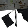 thumbnail image 4 of WAXIAYU Black Cotton Short Waist Apron with Pockets for Men and Women, 4 of 6