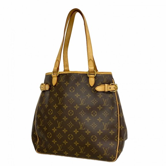 Pre-Owned Louis Vuitton Monogram Batignolles Vertical Tote Bag M51153 Brown Women's