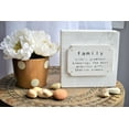thumbnail image 1 of White-Wshed Family Life's Greatest Blessing Tabletop Wood Block Plaque, 1 of 3