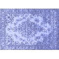 thumbnail image 1 of Ahgly Company Machine Washable Indoor Rectangle Oriental Blue Industrial Area Rugs, 7' x 9', 1 of 4
