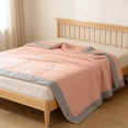 thumbnail image 5 of Deeceymbur Washable Solid Color Summer Quilt Lightweight Comforter Breathable Bedding for Dorm 59x78 Inch, 5 of 6