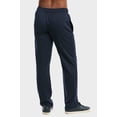 thumbnail image 3 of Men's Soft Fleece Lightweight Comfort Open Bottom Sweatpants Loungewear w/Side Pockets, 3 of 4