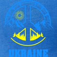 thumbnail image 3 of CafePress - Ukraine Flag Ukrainian Pride Peace Symbol T Shirt - Mens Football Shirt, 3 of 4