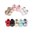 Newborn Baby Girl Soft Crib Shoes Infants Antislip Omagie Prewalker 0