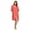 Red Kisses, variant on Casual Nights Women's Sleepwear 2 Piece Rayon Nightgown and Robe Set
