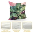 thumbnail image 4 of Lush Succulent Leaves Design by Daphne Polselli Throw Pillow,  Green, 4 of 5