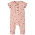 Modern Moments by Gerber Baby Girl Waffle Romper, 2Pack, Sizes 0/3 24