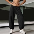 thumbnail image 7 of Women's Pants,Spring Pants Women Baggy Sweatpants Casual Solid Color Lounge Barrel Pants Trousers with Pockets, 7 of 7