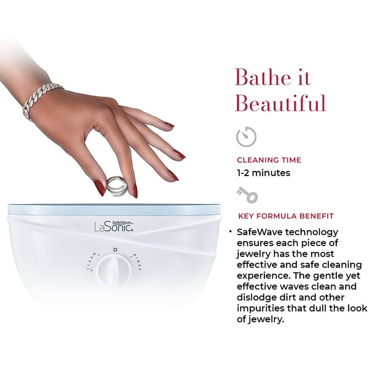 Free Shipping! Connoisseurs SafeWave Dual-Tank Sonic Jewelry