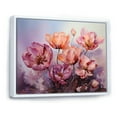 thumbnail image 2 of Designart "Blooming Purple And Coral Tulips At The Farmhouse" Tulips Floater Framed Canvas Wall Art, 2 of 5