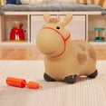 thumbnail image 6 of Battat Hoppin’ Pony Inflatable Bouncy Animal Ride-on, Preschool Toys for Toddlers 18 months +, 6 of 10
