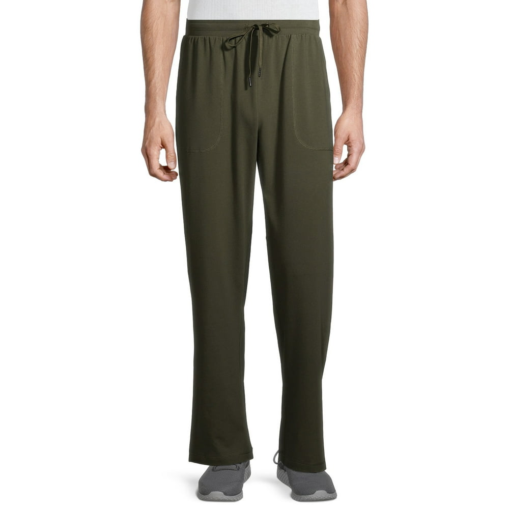 Athletic Works - Athletic Works Men's Jersey Open Bottom Pants, up to Size 2XL - Walmart.com