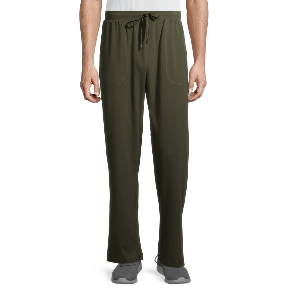 Athletic Works - Athletic Works Men's Jersey Open Bottom Pants, up to ...