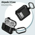 thumbnail image 5 of Duo Shield Secure Lock Designed For AirPods 3rd Gen With Hook, Black/Black, 5 of 7