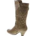 thumbnail image 3 of Link Elvina22K Pauline-39 Childrens Girl Low Heel Quilted Knee High Riding Boots, 3 of 4