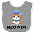 thumbnail image 3 of Inktastic Cowboy Cat Meowdy Boys or Girls Baby Bib, 3 of 4