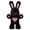 black rabbit, variant on Candy Bunny Plush Doll – Soft Decorative Plush, Cute Cozy Home Accent, Gift for Couples