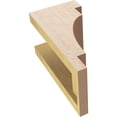thumbnail image 6 of 5"W x 5"D x 10"H Wide Mediterranean Rough Cedar Woodgrain TimberThane Corbel, Primed Tan, 6 of 6