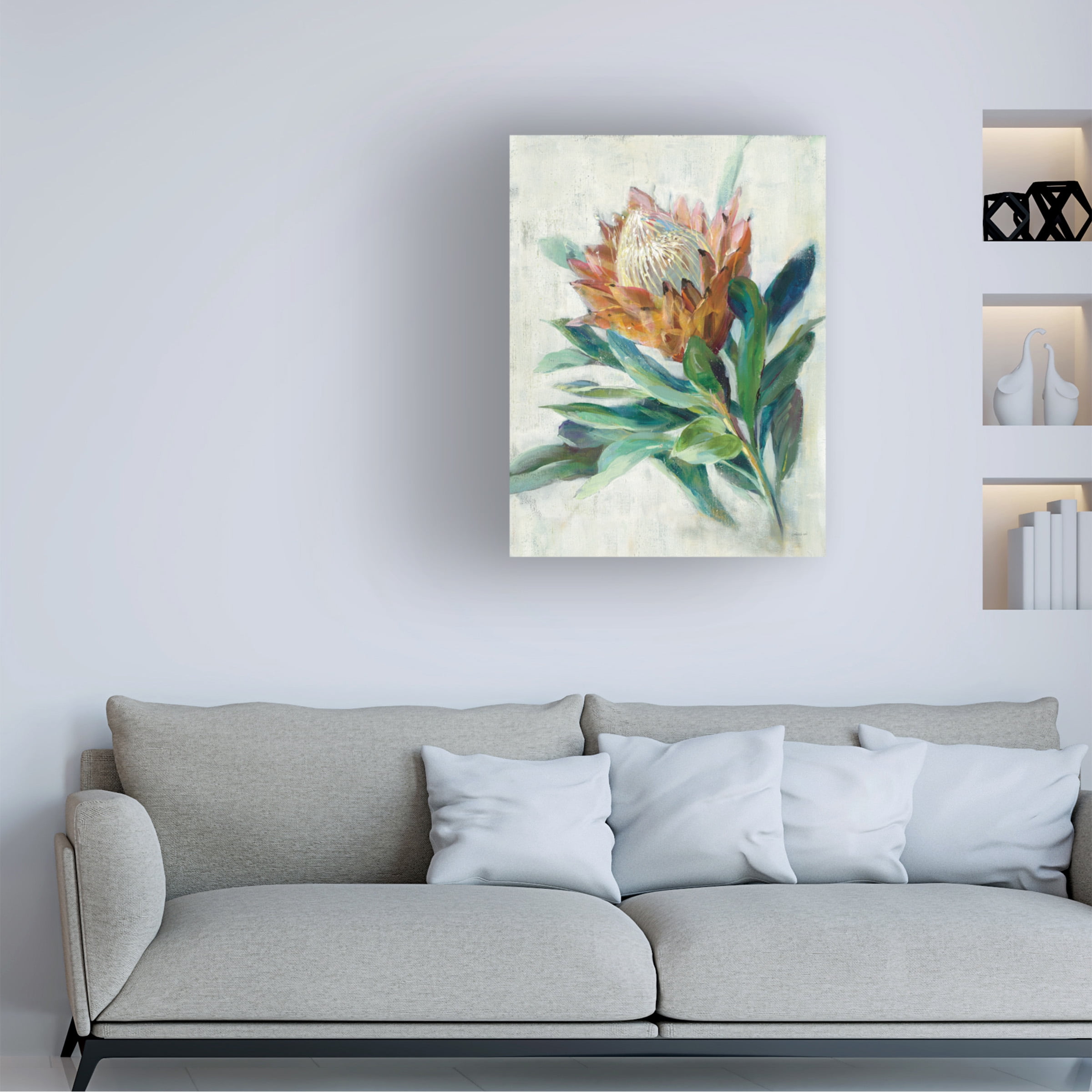 Danhui Nai 'Protea' Canvas Art