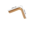 thumbnail image 4 of OUNONA 100 Pcs Metal Book Corner Protector Pack Golden Durable Protection For Notebooks, 4 of 8