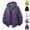 Purple, variant on Afuyipoi Hooded Athletic Jackets Men,Sun-Resistant Lightweight Quick-Dry Water-Repellent Outerwear Purple XL