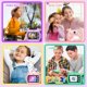 thumbnail image 5 of Digital Camera Kids Print Camera 2.4 Inch HD Screen Dual Camera Pink, 5 of 5